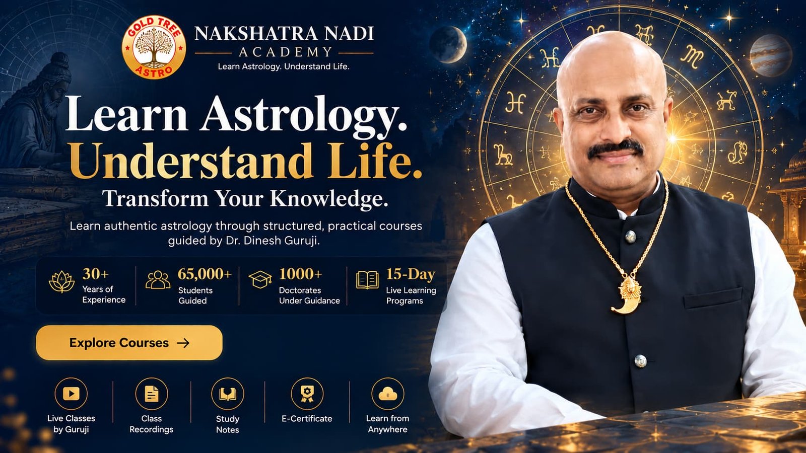 nakshatra nadi astrology academy banner